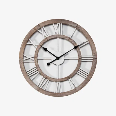 Dunelm Hometime Shabby Chic Skeleton Wall Clock