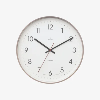 Dunelm Acctim Aster Wall Clock Mocha
