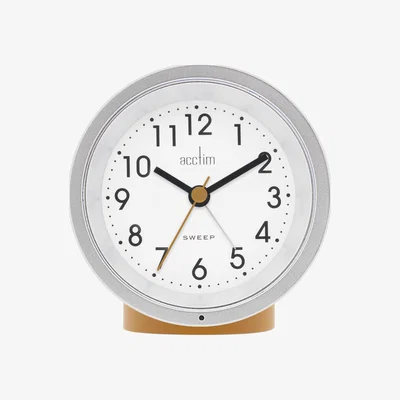 Dunelm Acctim Caleb Smartlite Alarm Clock Dijon Mustard
