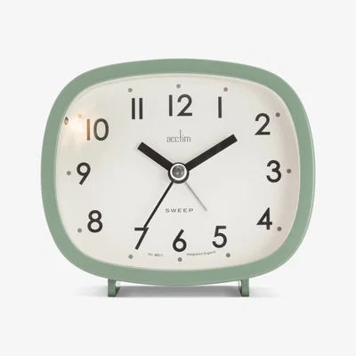 Dunelm Acctim Hilda Alarm Clock Green