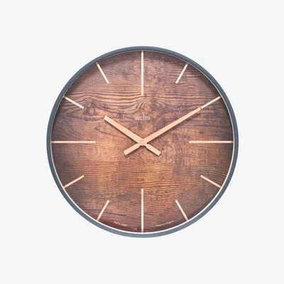 Dunelm Acctim Hancock Quartz Wall Clock Grey