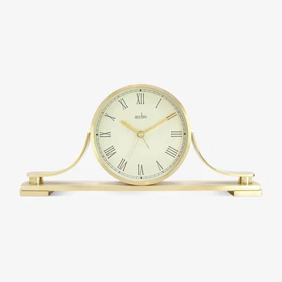 Dunelm Acctim Wardley Brass Table Clock Brass