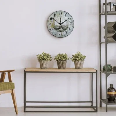 Dunelm Eiffel Tower Exhibition Wall Clock