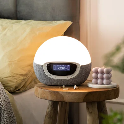 Dunelm Lumie Bodyclock Shine 300 Digital Alarm Clock Grey