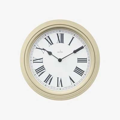 Dunelm Acctim Devonshire Traditional Roman Wall Clock Cream