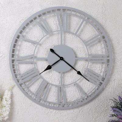 Dunelm Charles Bentley Malham Indoor Outdoor Round Skeleton Wall Clock