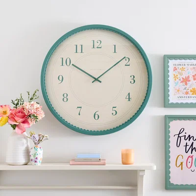 Dunelm Remi Scalloped Wall Clock