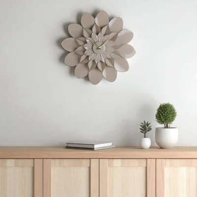Dunelm Interval Flower Petal Wall Clock