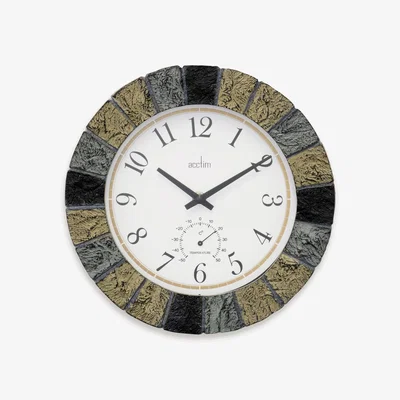 Dunelm Acctim Bowfell Wall Clock Green