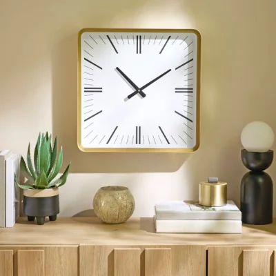 Dunelm New York Square Wall Clock
