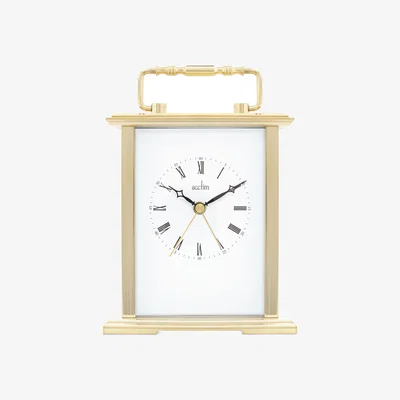 Dunelm Acctim Gainsborough Mantel Clock Gold