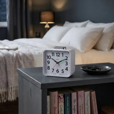 Dunelm Acctim Parker Sweep Bell Alarm Clock