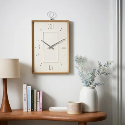 Dunelm Olney Rectangle Wall Clock
