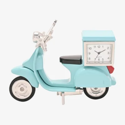 Dunelm Widdop Scooter Miniature Clock