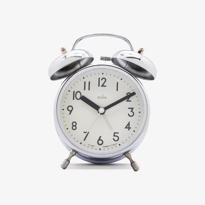 Dunelm Acctim Hardwick Analogue Alarm Clock