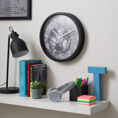 Dunelm Football Round Wall Clock