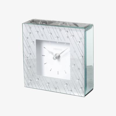 Dunelm Hestia Mirrored Raindrop Mantel Clock