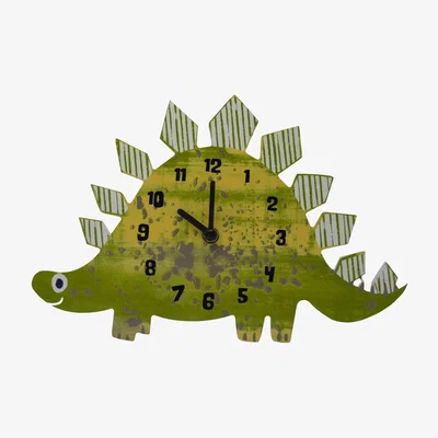 Dunelm Dinosaur Clock Green