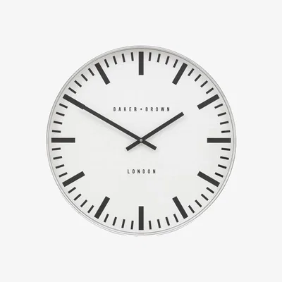Dunelm Cedar & Sage Longstone Round Wall Clock