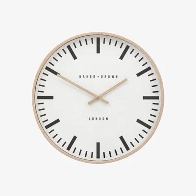 Dunelm Cedar & Sage Longstone Round Wall Clock