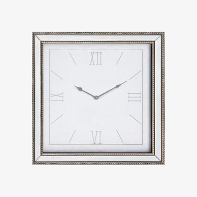 Dunelm Dorma 44cm Mirrored Wall Clock Silver Silver