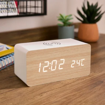 Dunelm Phone Charging Digital Alarm Clock