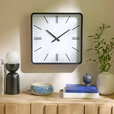 Dunelm New York Square Wall Clock