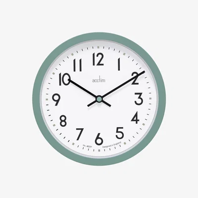 Dunelm Acctim Elstow Retro Kitchen Quartz Wall Clock Meadow