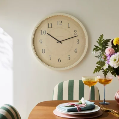 Dunelm Remi Scalloped Wall Clock