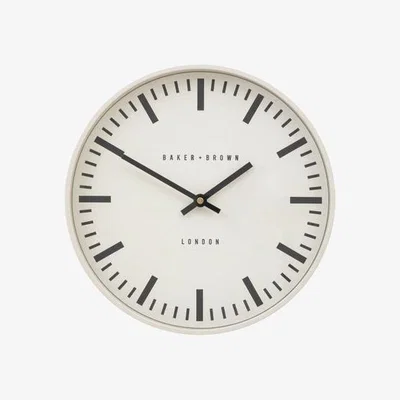 Dunelm Cedar & Sage Claremont Round Wall Clock