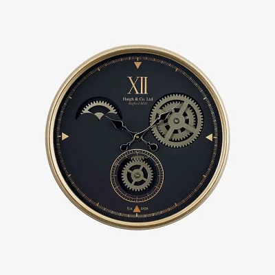 Furniture Village Lindley Cog Wall Clock