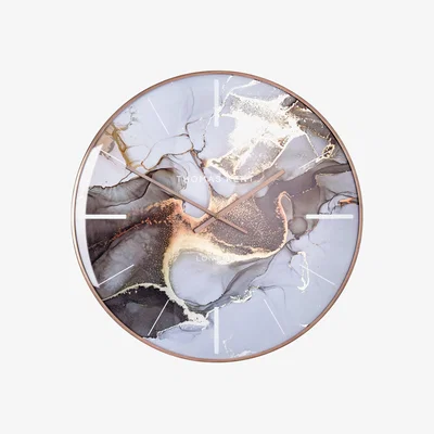 Furniture Village Oyster 26 Inch Wall Clock Copper