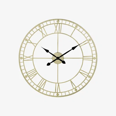 Furniture Village Antique Metal Wall Clock