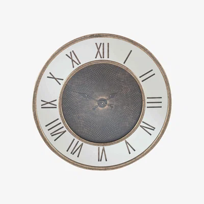 Furniture Village Geo Print Mirrored Wall Clock