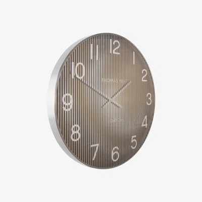 Furniture Village Linear Wall Clock - Gold