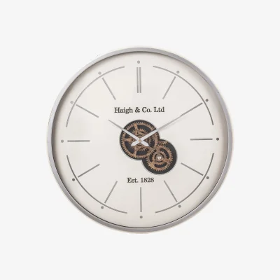 Furniture Village Oriona Working Cog Wall Clock