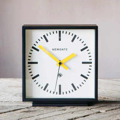 Graham & Green Yellow Square Mantel Clock