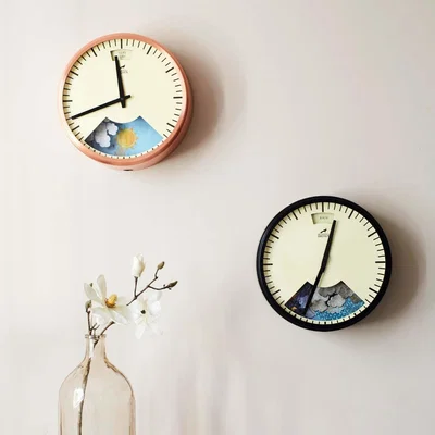 Graham & Green Copper Mechanimated Weather Clock 