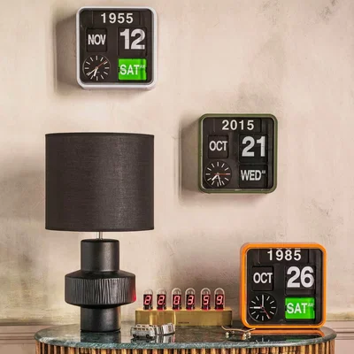 Graham & Green Graham and Green Green Flip Wall Clock