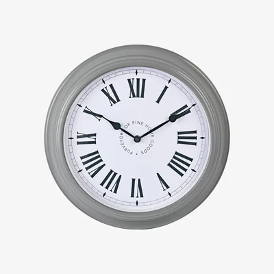 Habitat Habitat Stationary Wall Clock - Grey