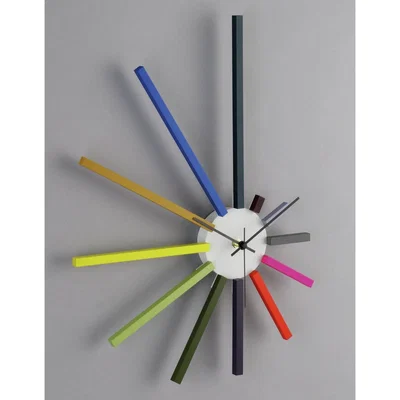 Habitat Habitat Spectrum Wall Clock - Multicoloured