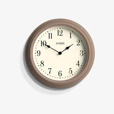 Habitat Jones Venetian Analogue Matte Wall Clock - Mole Grey