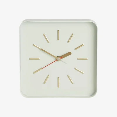 Habitat Habitat Lester Metal Alarm Clock  - White