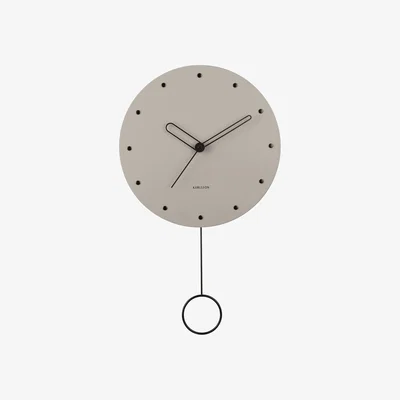 Habitat Karlsson Studs Pendulum Wall Clock - Grey