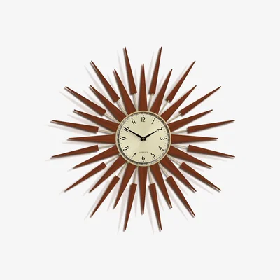Heal's Newgate Pluto Starburst Gold Wall Clock - Heal's UK Furniture