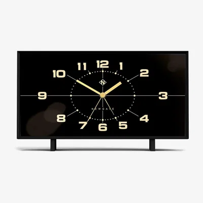 Heal's Newgate Wideboy Clock Black - Heal's UK Furniture