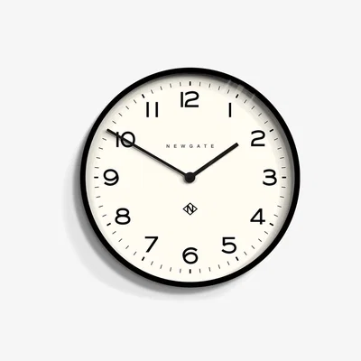 Heal's Newgate Echo Number One Wall Clock Black - Heal's UK Furniture