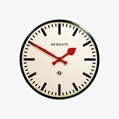 Heal's Newgate Putney Black Wall Clock - Heal's UK Furniture
