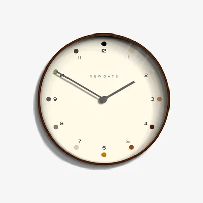 Heal's Newgate Mr Clarke Wall Clock Dark Dot Large - Heal's UK Furniture