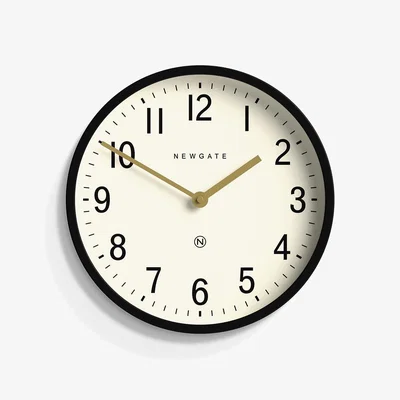 Heal's Newgate Master Edwards Wall Clock Black